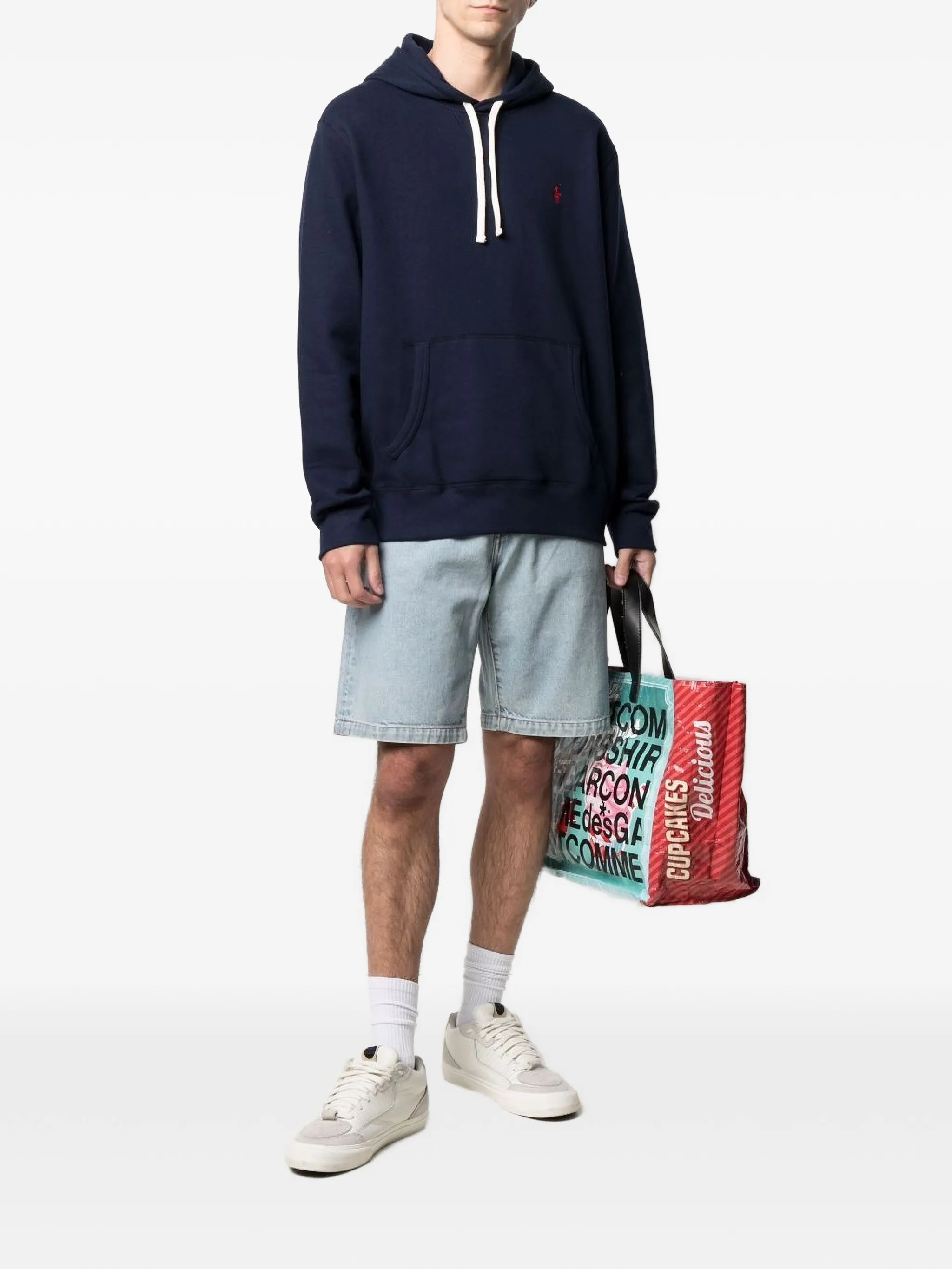 

Худи с логотипом Polo Ralph Lauren, синий