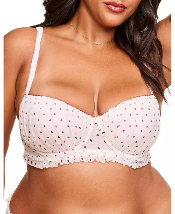 

Женский бюстгальтер-балконет Susie Contour Plus-Size Adore Me, белый