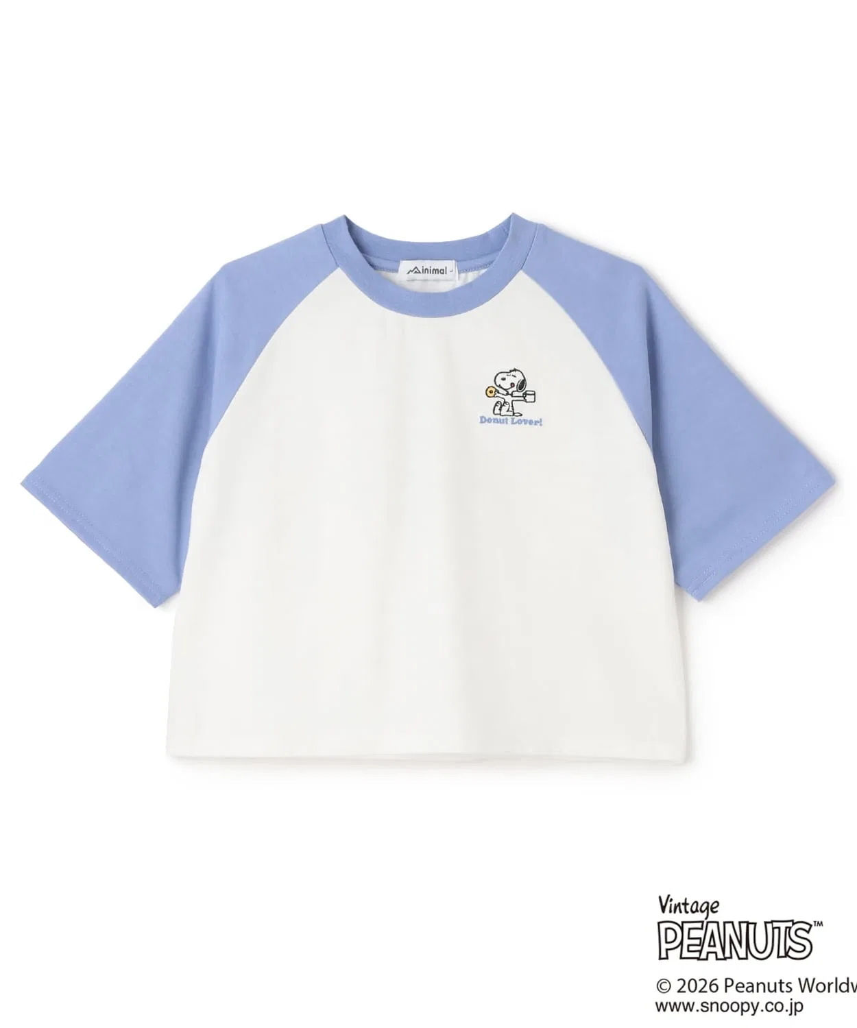 Детская футболка с коротким рукавом minimal Snoopy