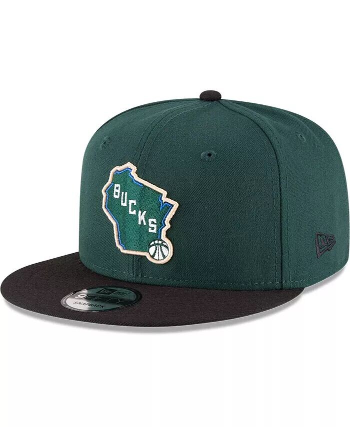 

Мужская бейсболка Milwaukee Bucks 2-Tone 9FIFTY с регулируемой застежкой, цвета «охотничий зеленый», черная New Era