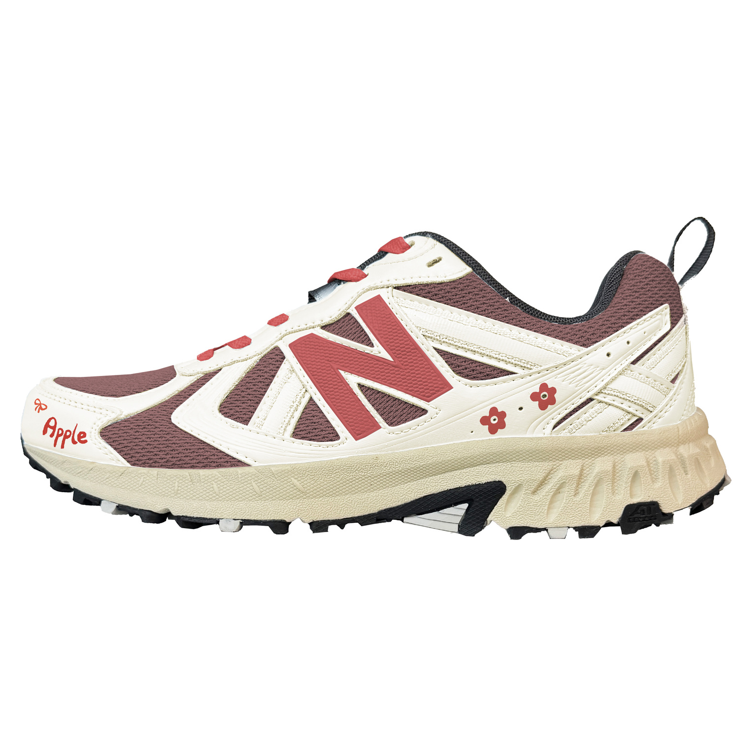

New Balance Кроссовки для бега NB 410 V5 Abrasion Resistant Low top Unisex бежево-розовые