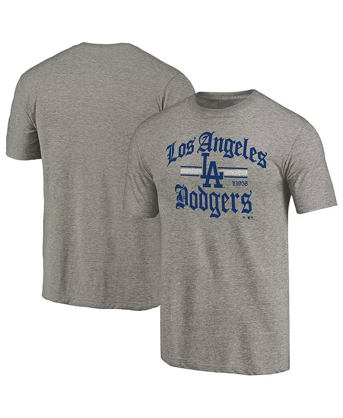 

Мужская футболка Ash Los Angeles Dodgers Hometown Collection Olde LA Fanatics
