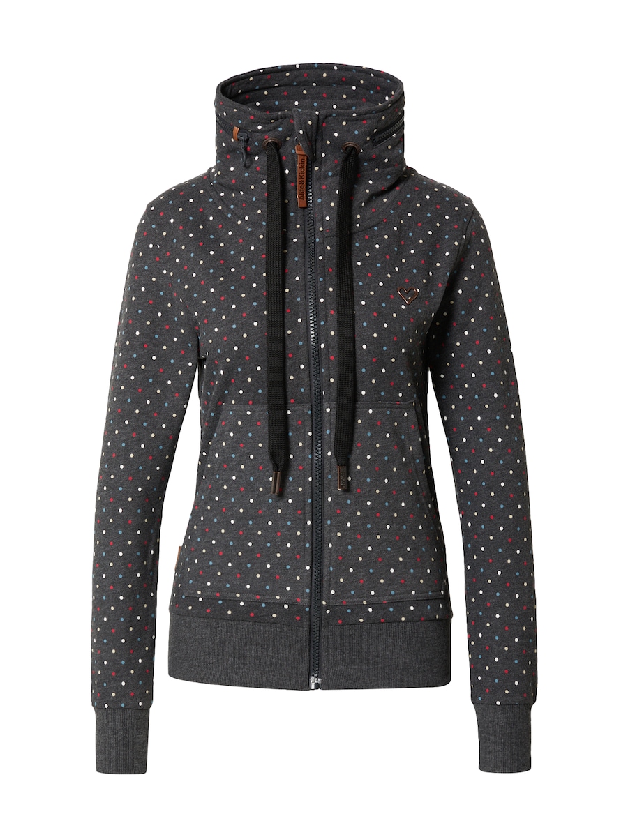 

Толстовка с капюшоном на молнии Alife and Kickin VivianAK, темно-серый