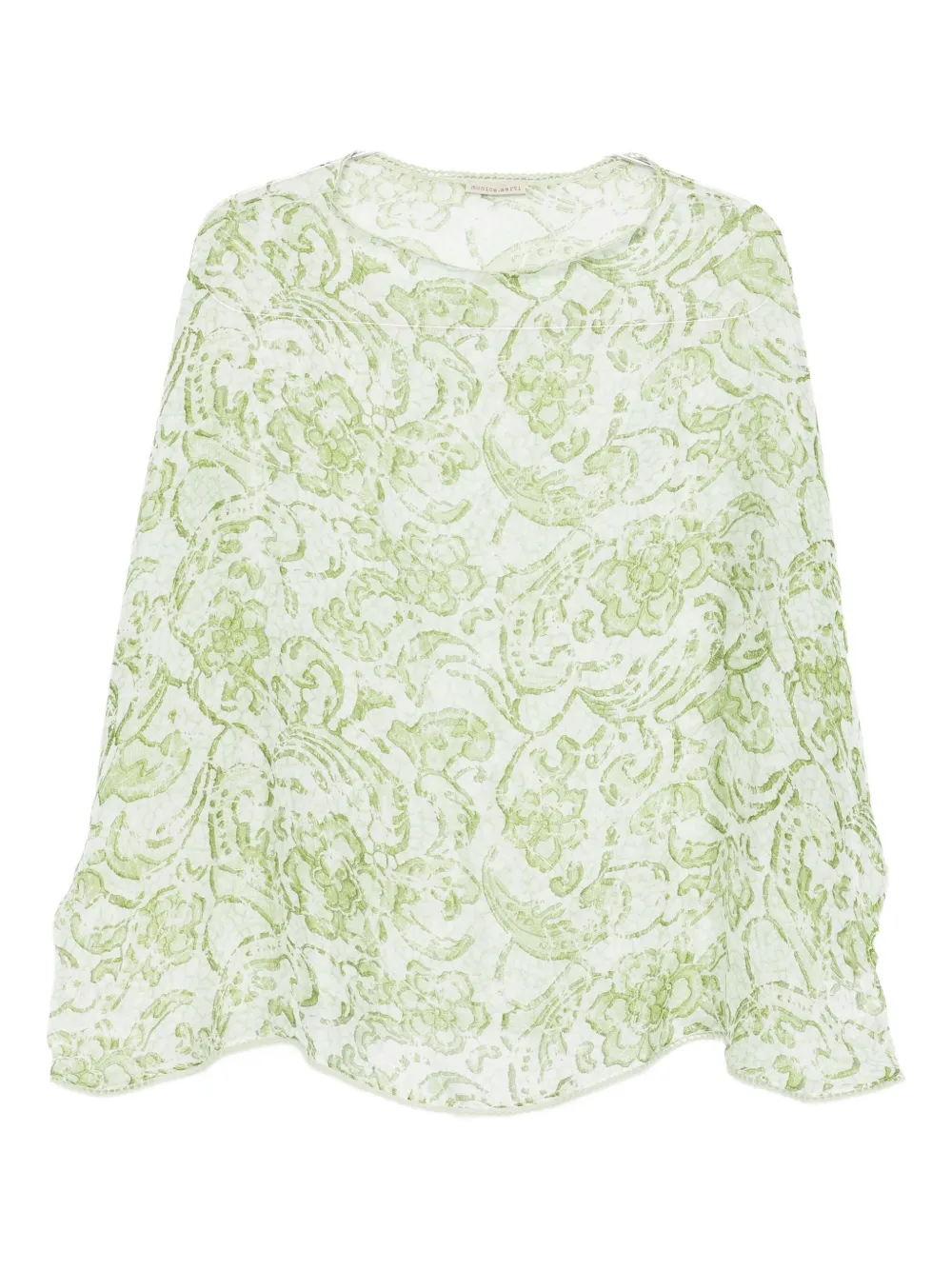 

Топ Floral-print silk dress FALIERO SARTI, зеленый