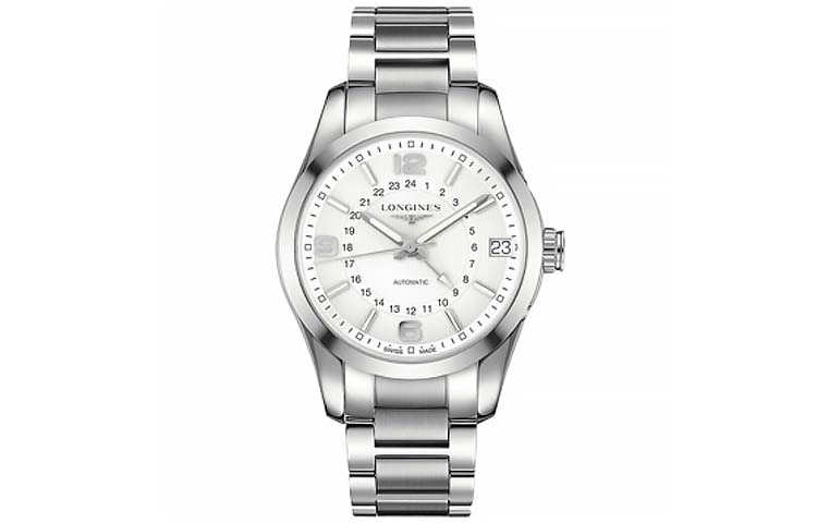 

LONGINES Часы Conquest Classic Collection Automatic Mechanical Movement Men's Watch Silver Dial Stainless Steel Watchband