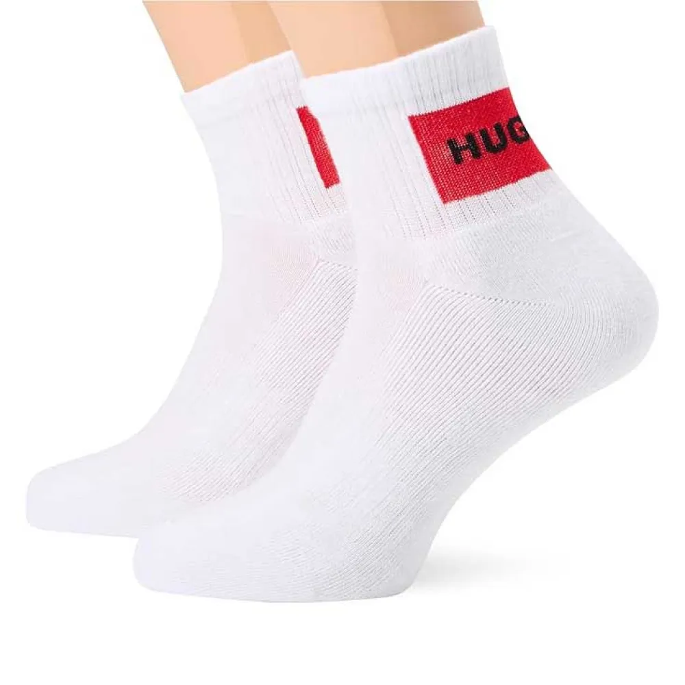 

Носки 2 шт HUGO Rib Label 10260235, белый