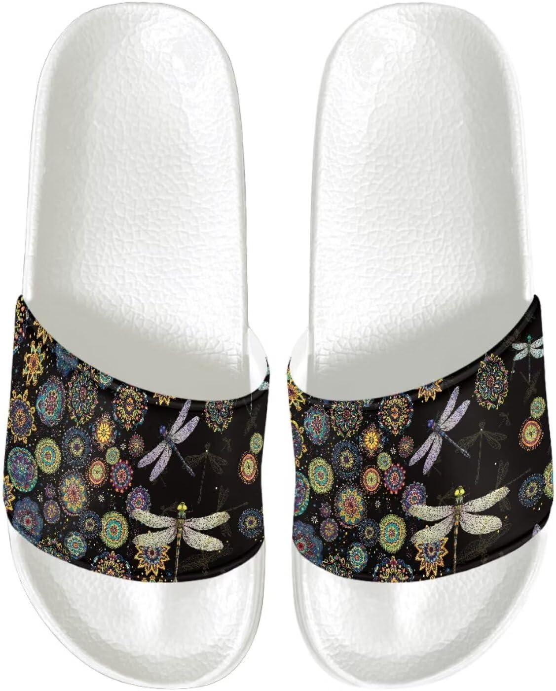 

Сандалии JUDENTIDOS с открытым носком, шлепанцы для душа, нескользящие, из EVA, для женщин, Mandala Hummingbird