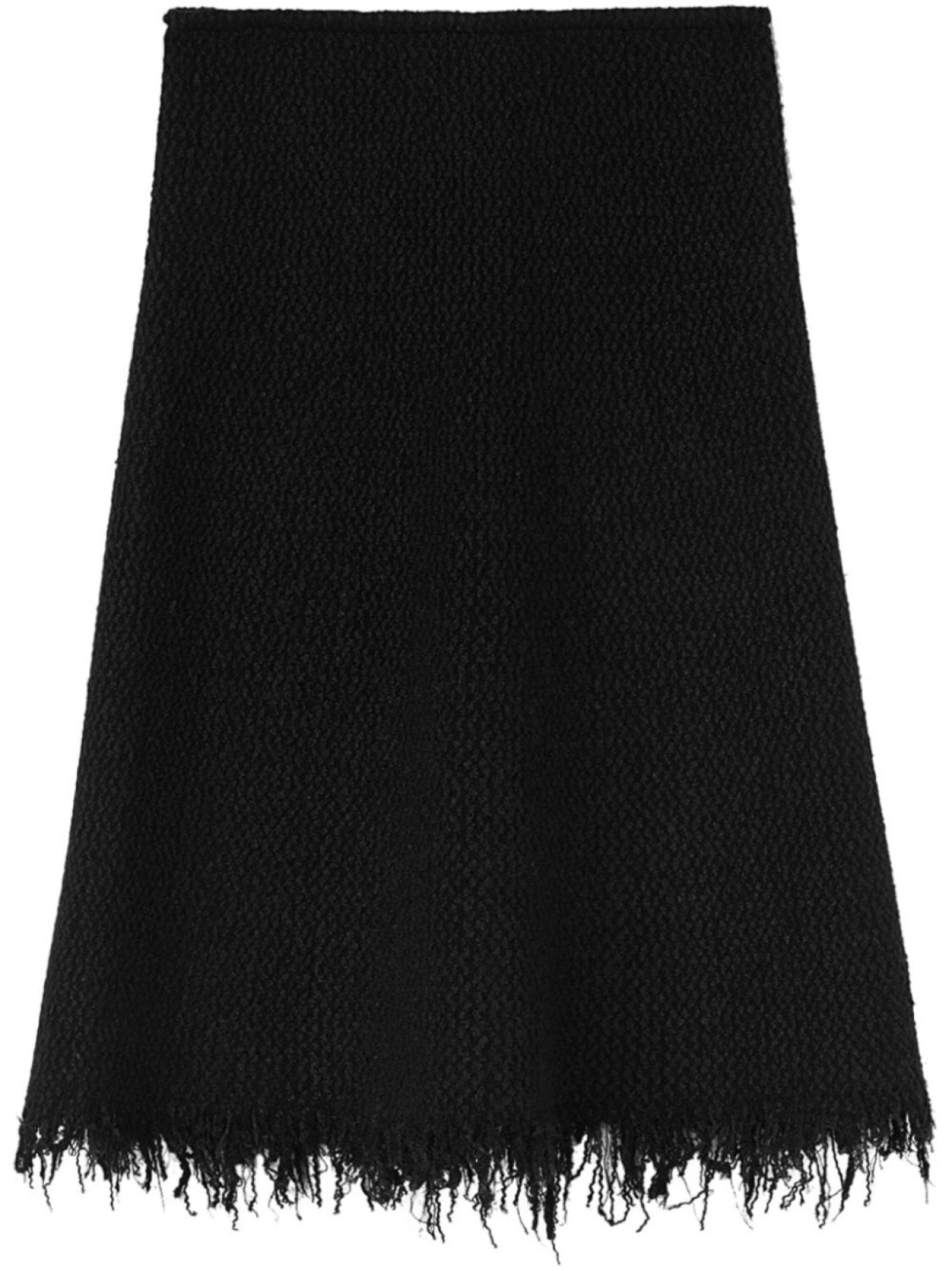 

Jil Sander юбка А-силуэта с бахромой, черный