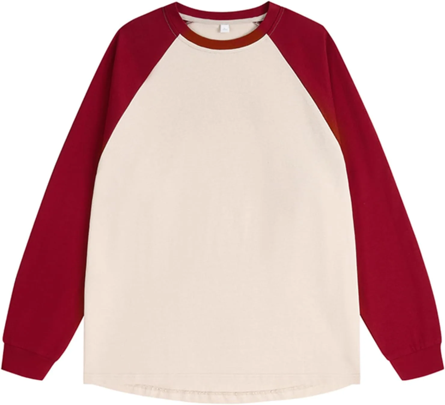 

Мужская футболка Casual Vintage Raglan с длинным рукавом QUNPIU