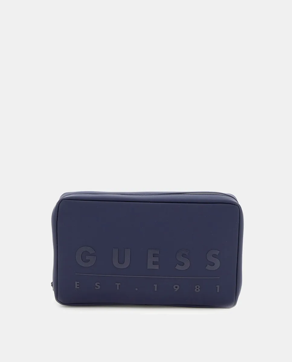 

Мужская мини-сумка для туалетных принадлежностей на молнии Guess, синий