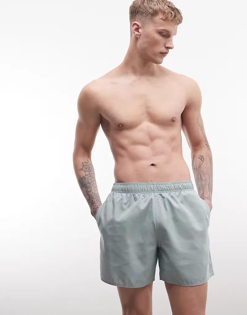 Плавки-шорты Adidas Performance Training, бело-зеленый — фото 3
