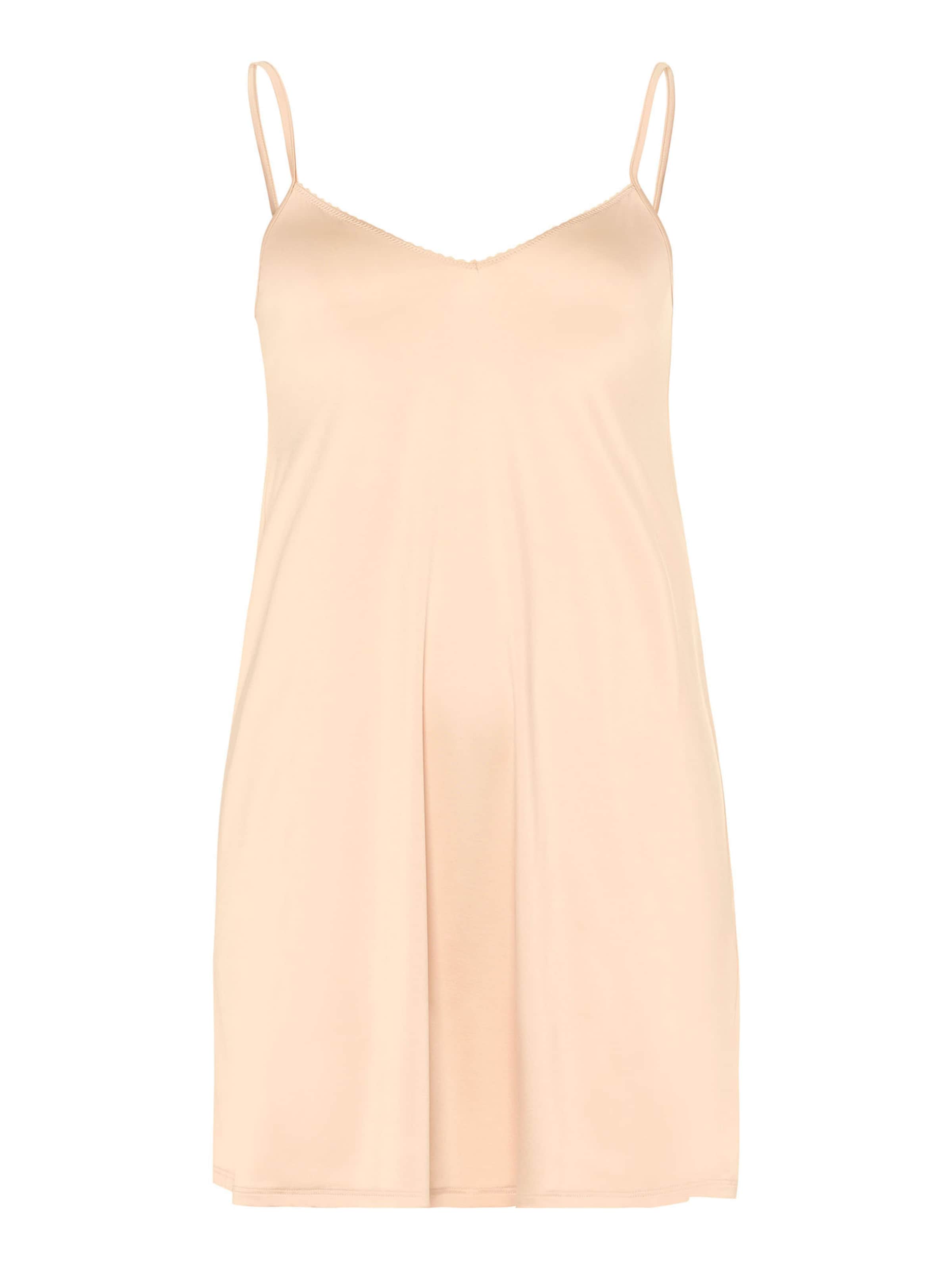 

Hanro Пеньюар 'Satin Deluxe' в бежевом, телесном цвете