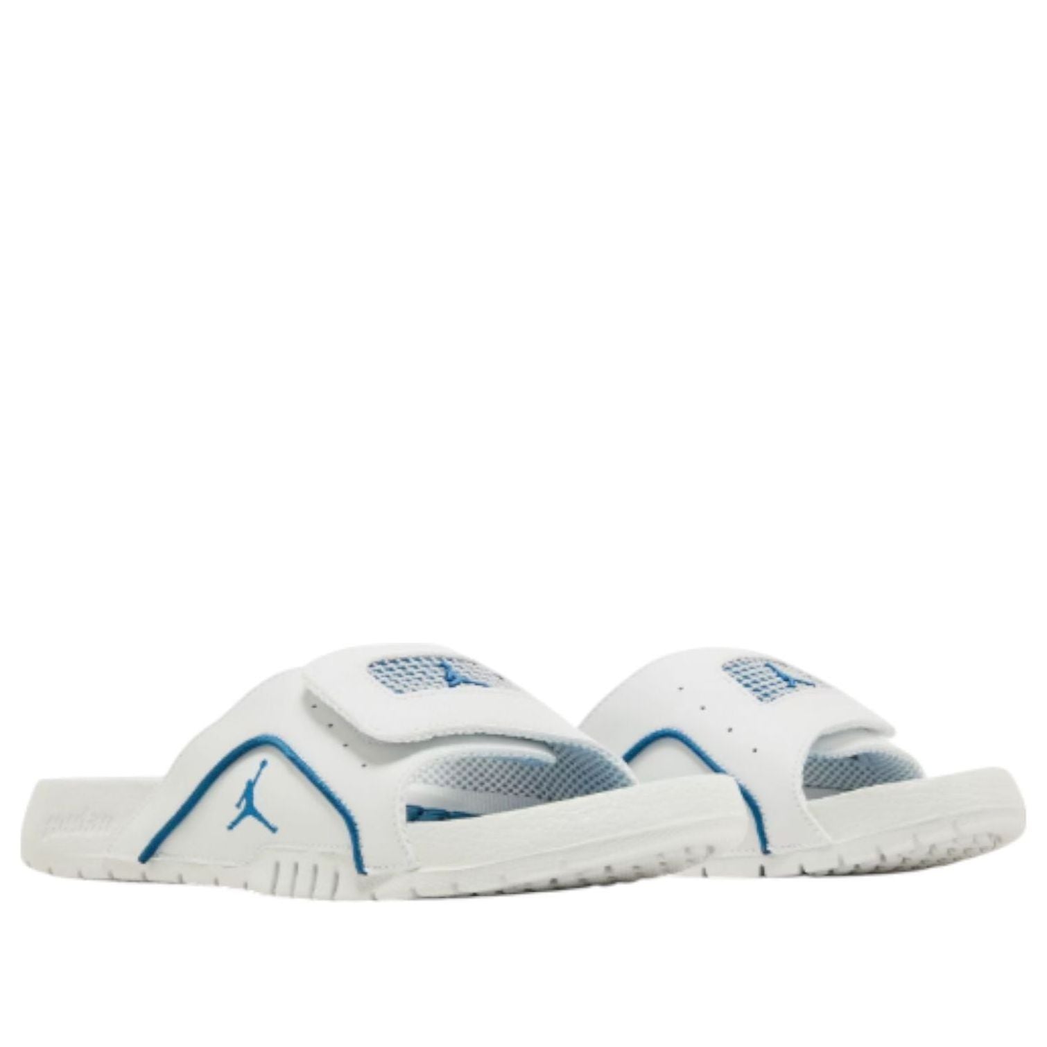 (GS) Air Jordan Hydro 4 Retro Slide 'Military Blue' — фото 3