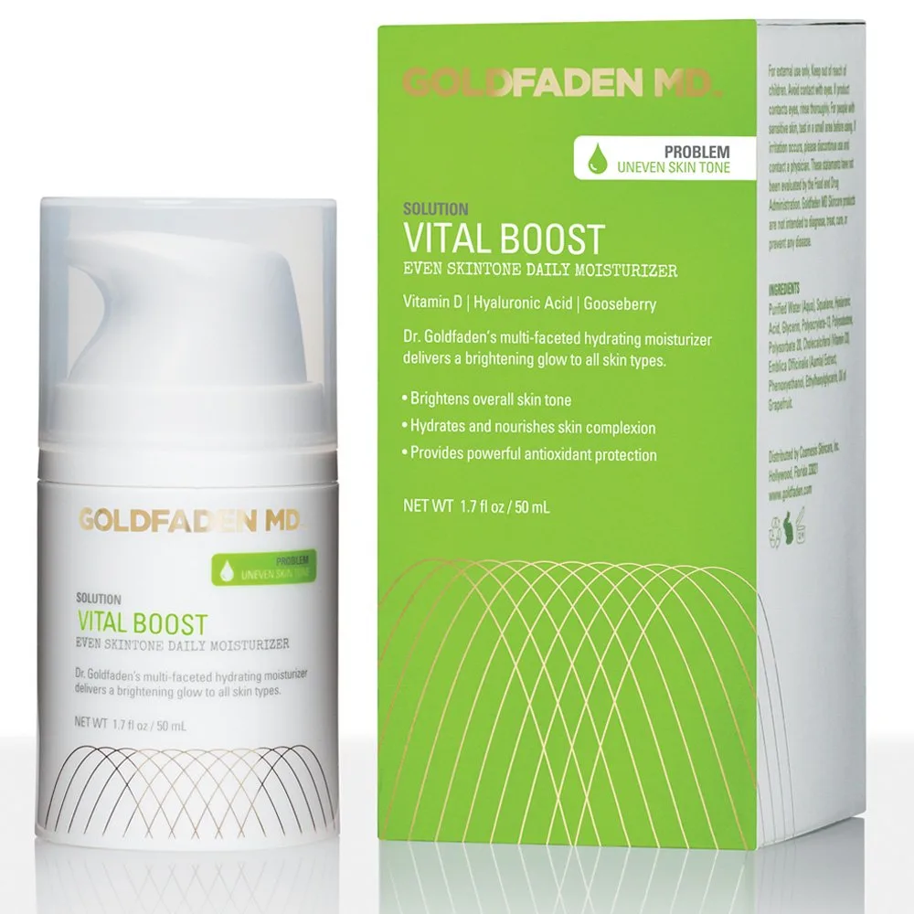 Масло грейпфрута GOLDFADEN MD Vital Boost, 1,7 жидких унций. 50 мл (1 шт.), Red