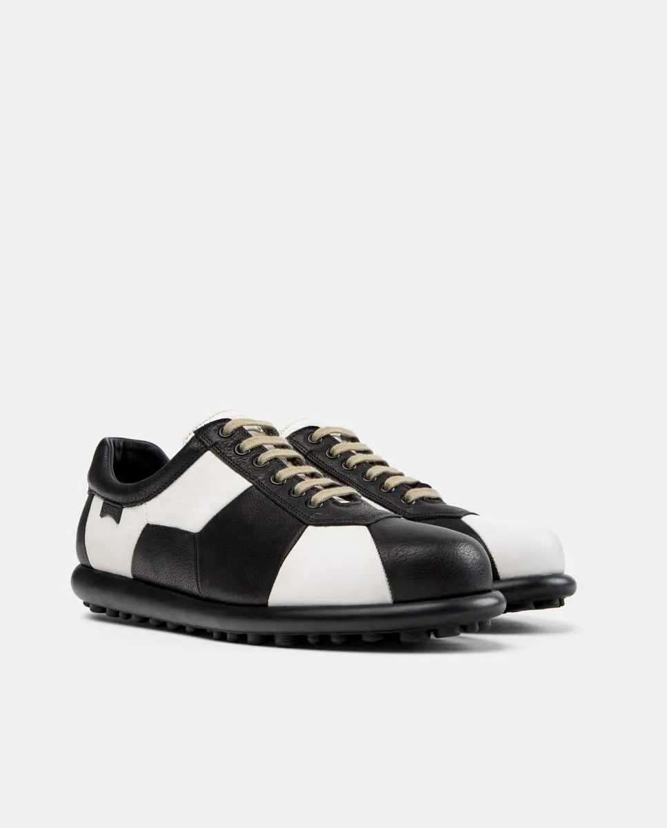 Женские кожаные кроссовки Pelotas Ariel Hella Twins со шнурками Camper, черный — фото 2