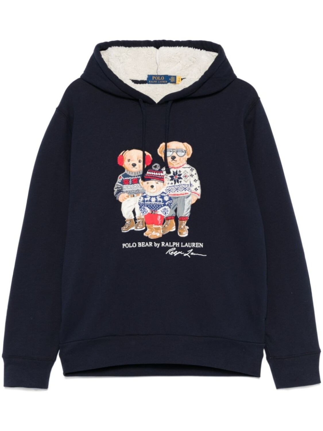 

Толстовка с капюшоном Polo Ralph Lauren Polo Bear с принтом, синий