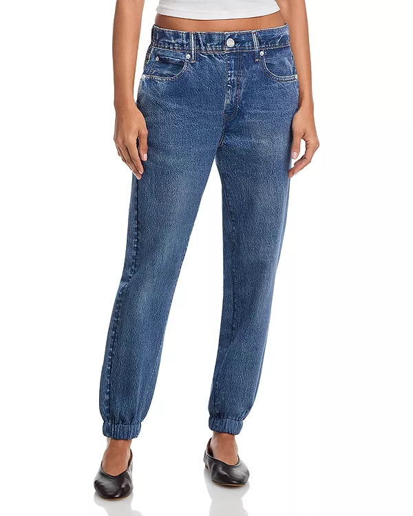 

Спортивные брюки-джоггеры из хлопковой махровой ткани Miramar в цвете Almda Rag & Bone, синий