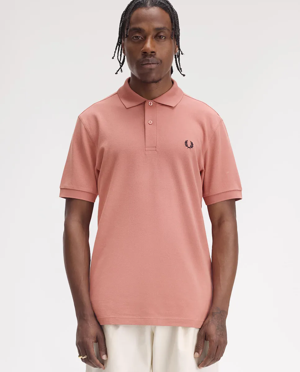 

Мужская поло с коротким рукавом и лавровым венком Fred Perry, розовый