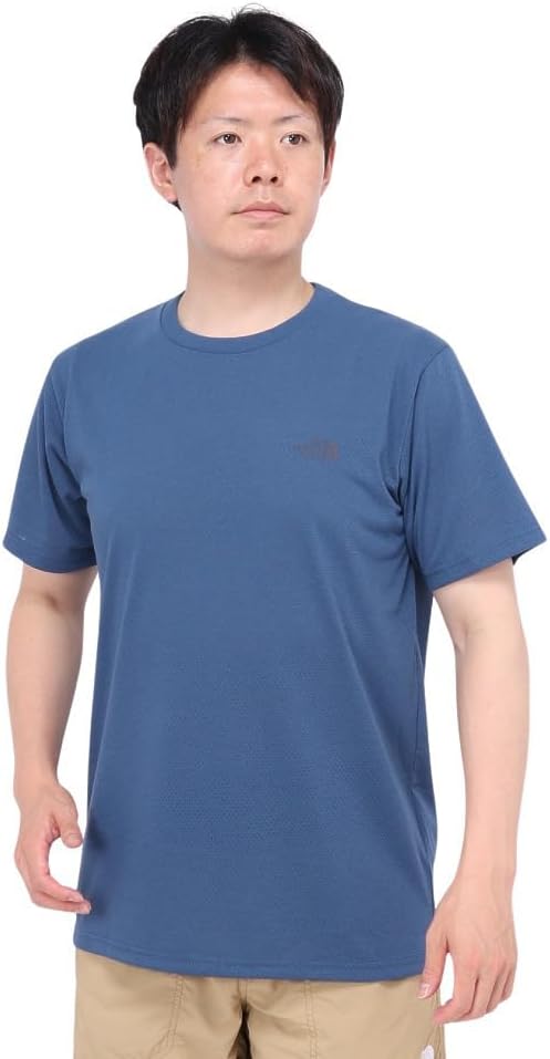

Мужская футболка с коротким рукавом THE NORTH FACE, сетчатая футболка-полукупол (NT32471), синий