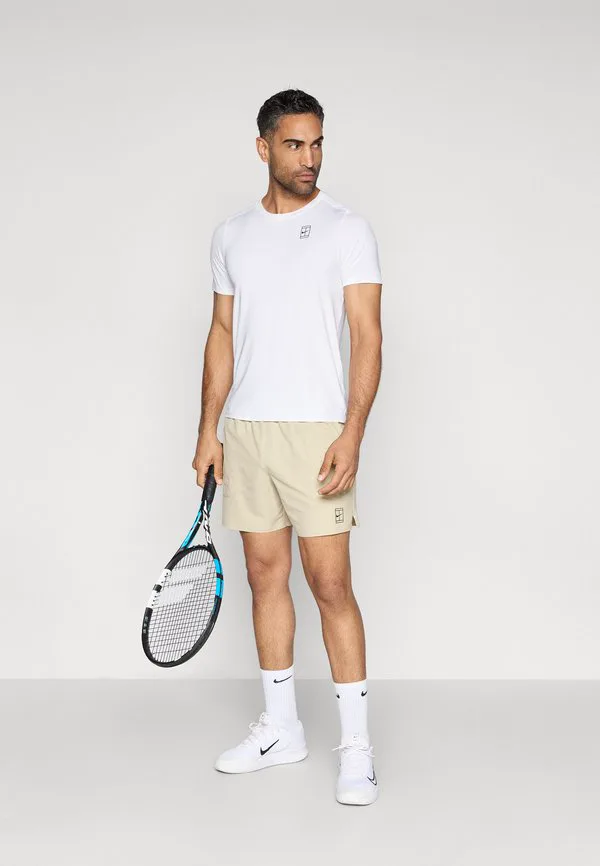 Спортивные шорты nikecourt advantage с коротким принтом Nike Performance, Desert Khaki/Black — фото 2