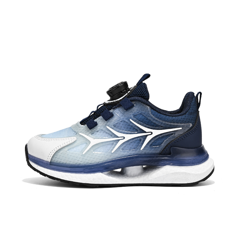 

Низкие детские кроссовки для бега SHIBU, белый/синий