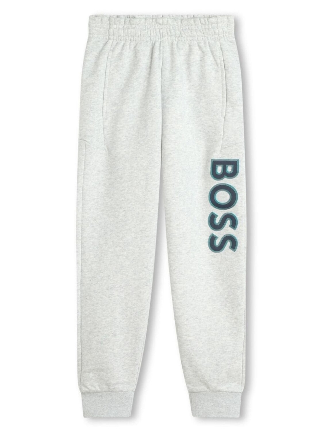 

BOSS Kidswear спортивные брюки с логотипом, серый