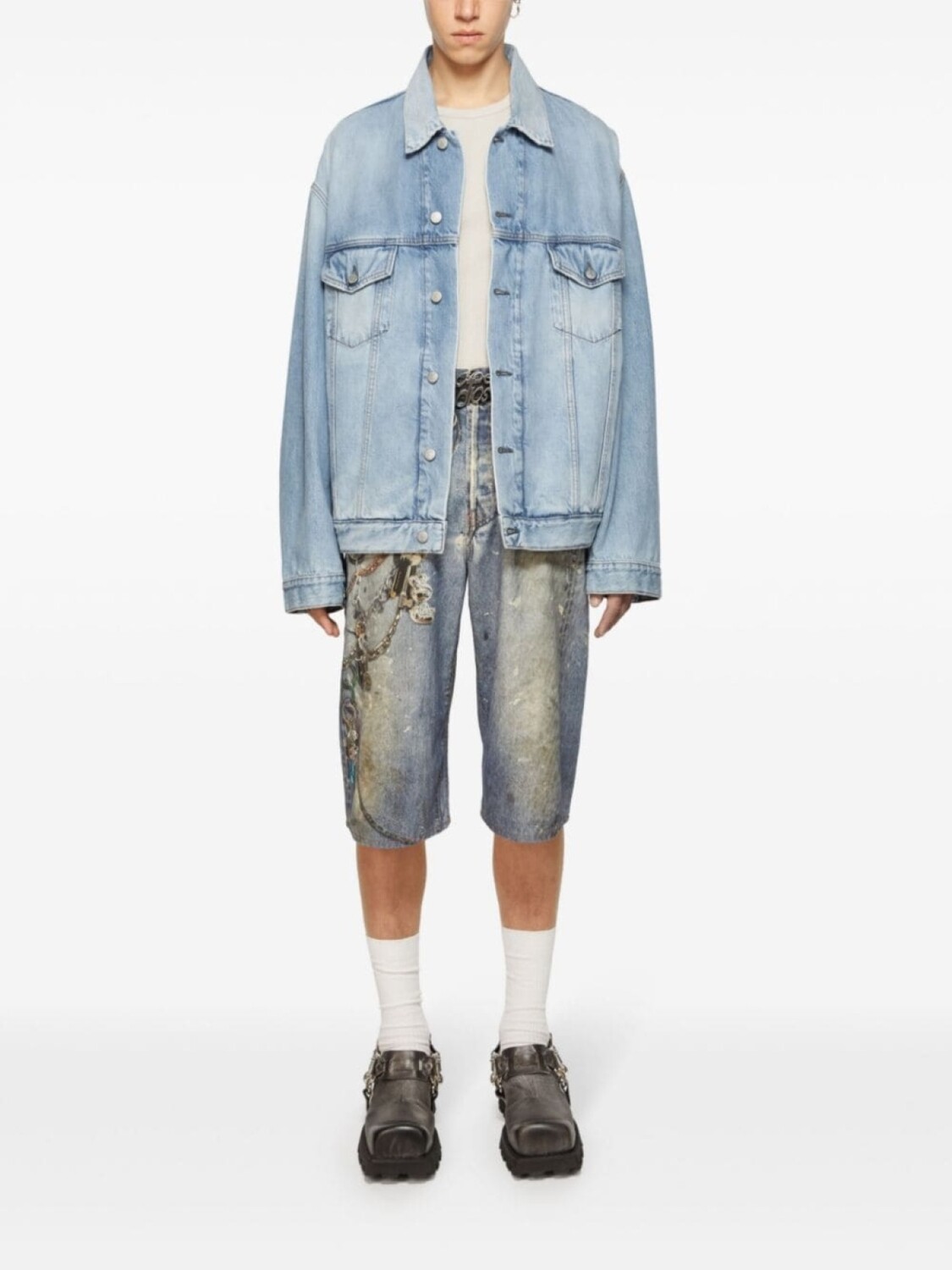 

Acne Studios джинсовая куртка на пуговицах, синий
