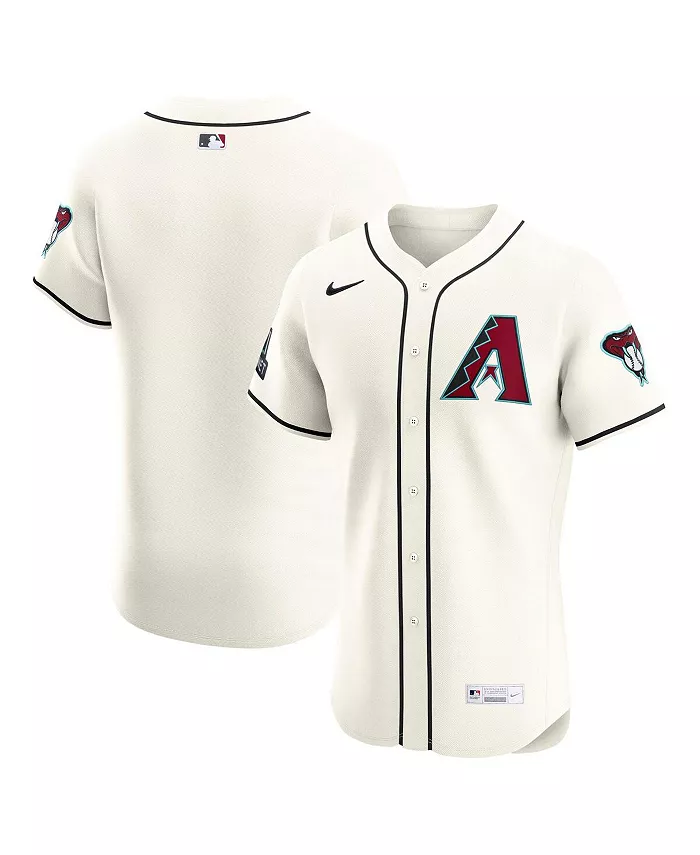 

Мужская кремовая элитная домашняя футболка Arizona Diamondbacks Nike