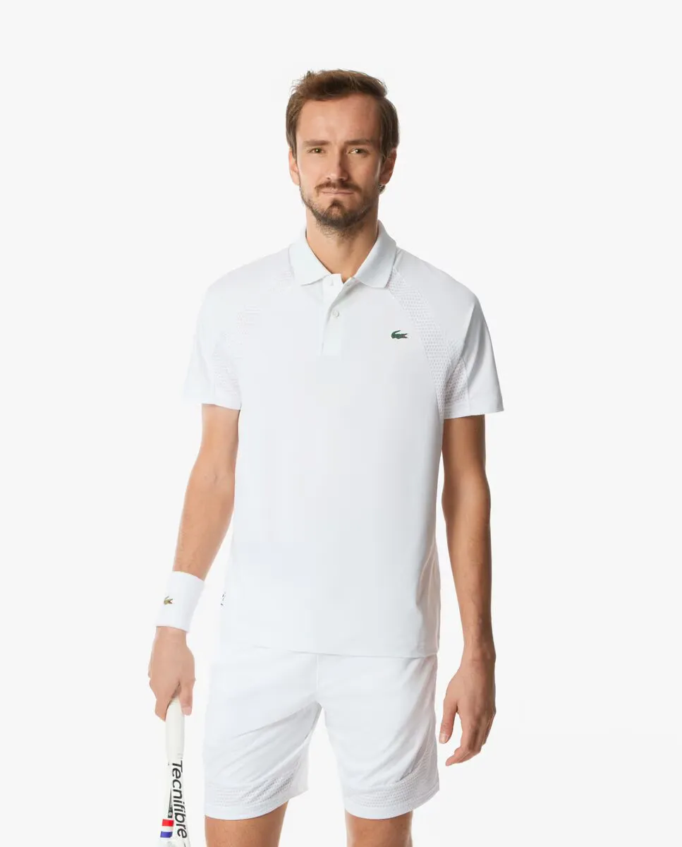 

Мужская футболка Tennis x Daniil Medvedev Lacoste, белый