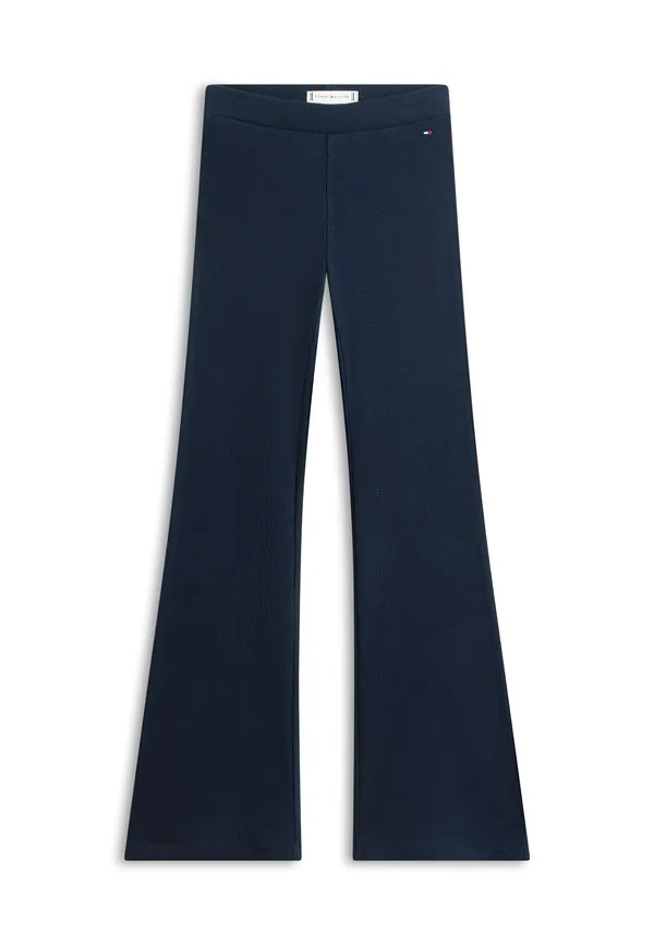 Леггинсы essential в рубчик, очень узкие, расклешенные. Tommy Hilfiger, Dark Night Navy — фото 4