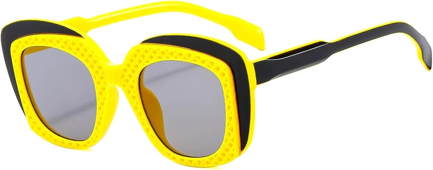 

Модные панк-солнцезащитные очки для женщин, сочетание цветов, леопардовый принт, зеркальные линзы; для мужчин – трендовые очки для активного отдыха, градиентный цвет, защита от УФ-излучения UV400 TVTBBVV, C2yellow