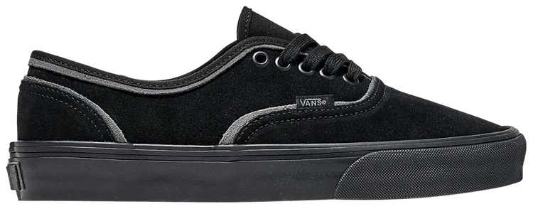 

Кроссовки Vans Authentic Suede 'Black Grey Silver Seams', черный