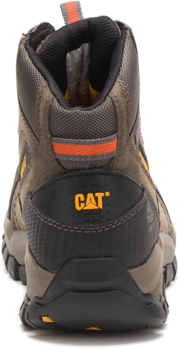 Мужские ботинки Cat Footwear Navigator Mid 15 см водонепроницаемые с стальным носком, серый — фото 4