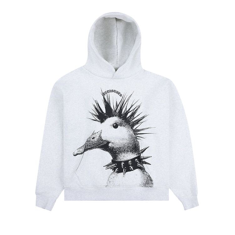 

Худи Pleasures Punk Duck Hoodie Grey/Black, серый