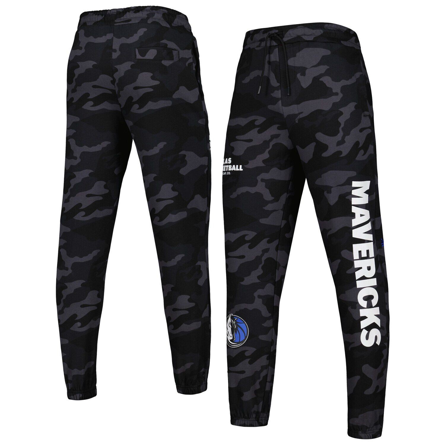 

Мужские черные/камуфляжные джоггеры в тон Dallas Mavericks New Era, Черный, Мужские черные/камуфляжные джоггеры в тон Dallas Mavericks New Era