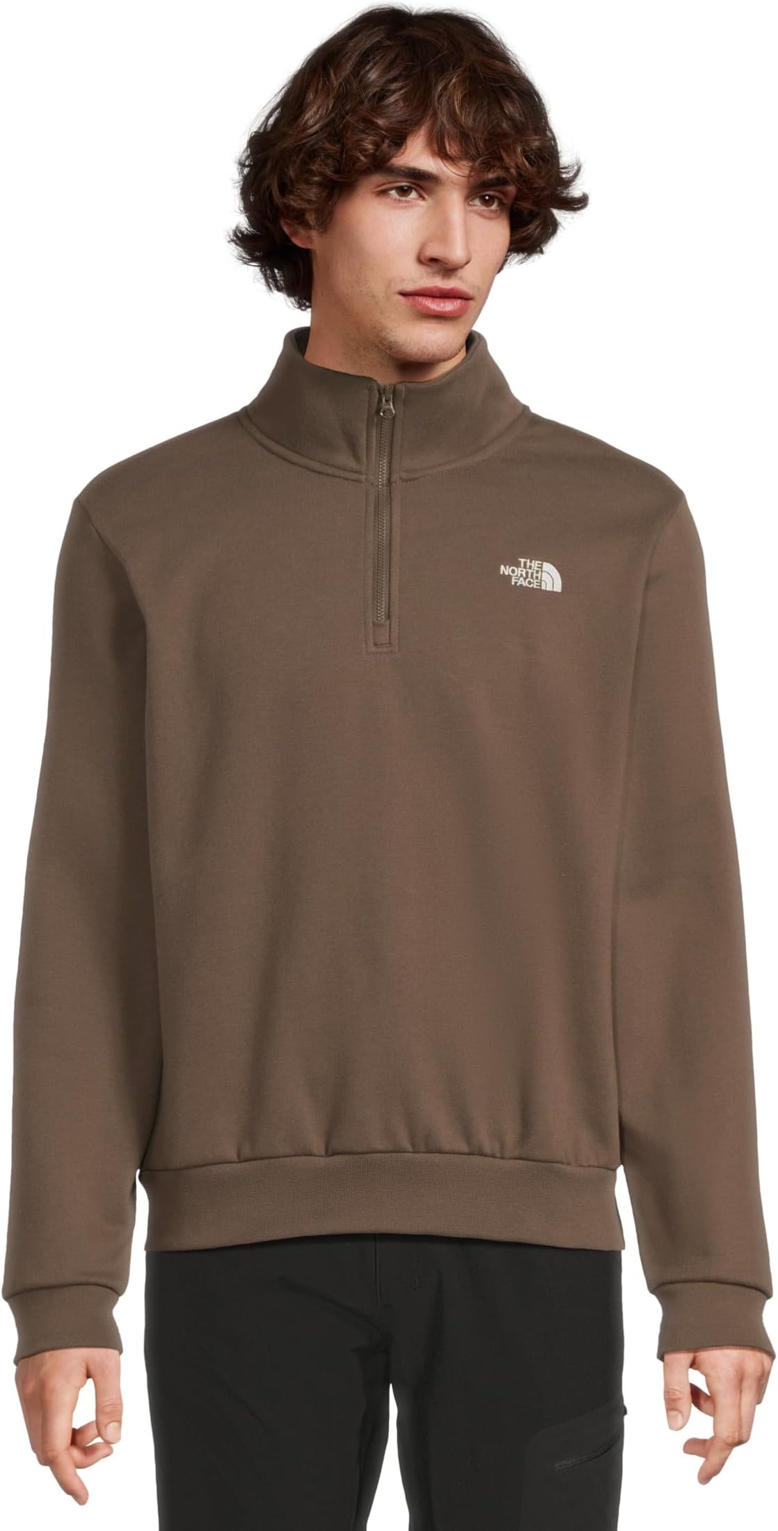 

Толстовка The North Face Evolution Emb 1/4 Zip, цвет Smokey Brown