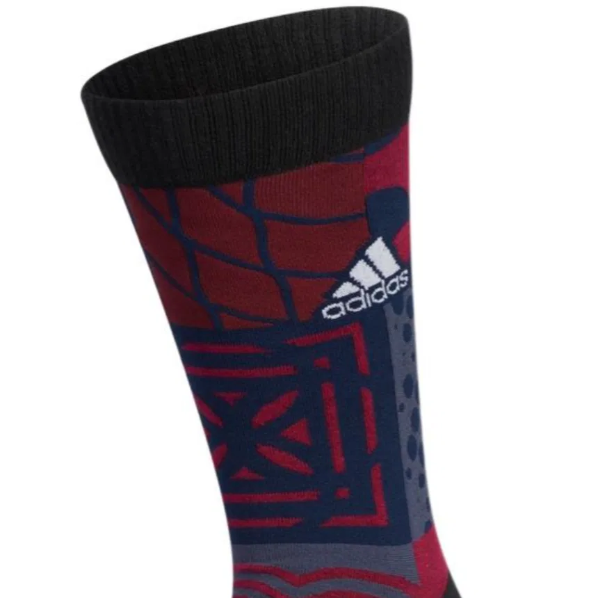 Носки средней длины Adidas мужские черные — фото 4