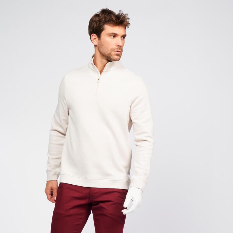

Мужской свитер для гольфа - MW500 бежевый INESIS, цвет beige