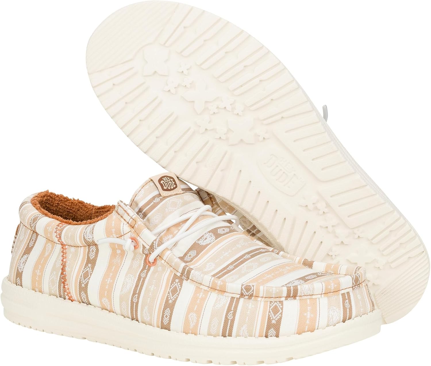 

Туфли-лоферы HEYDUDE Wally Funk Surf Blanket, кремовый/хаки