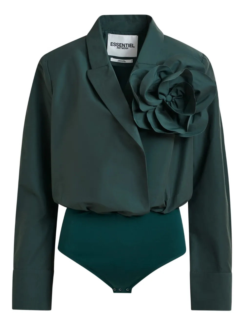 

Рубашка с цветочным декором Essentiel Antwerp, зеленый