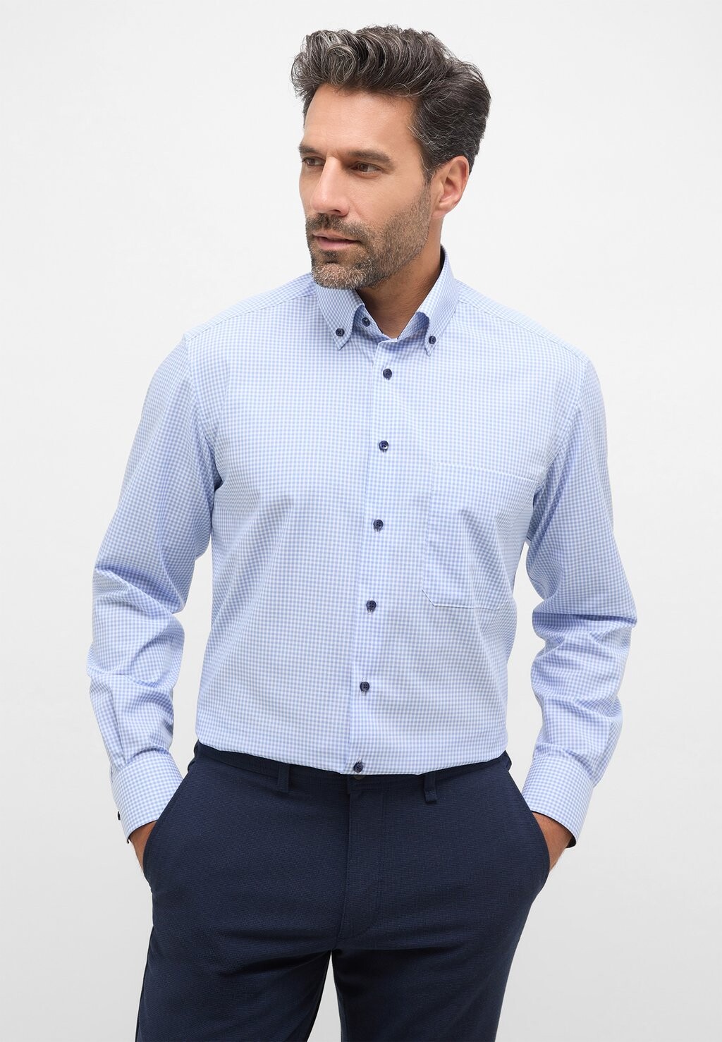 

Рубашка COMFORT FIT Eterna, цвет hellblau