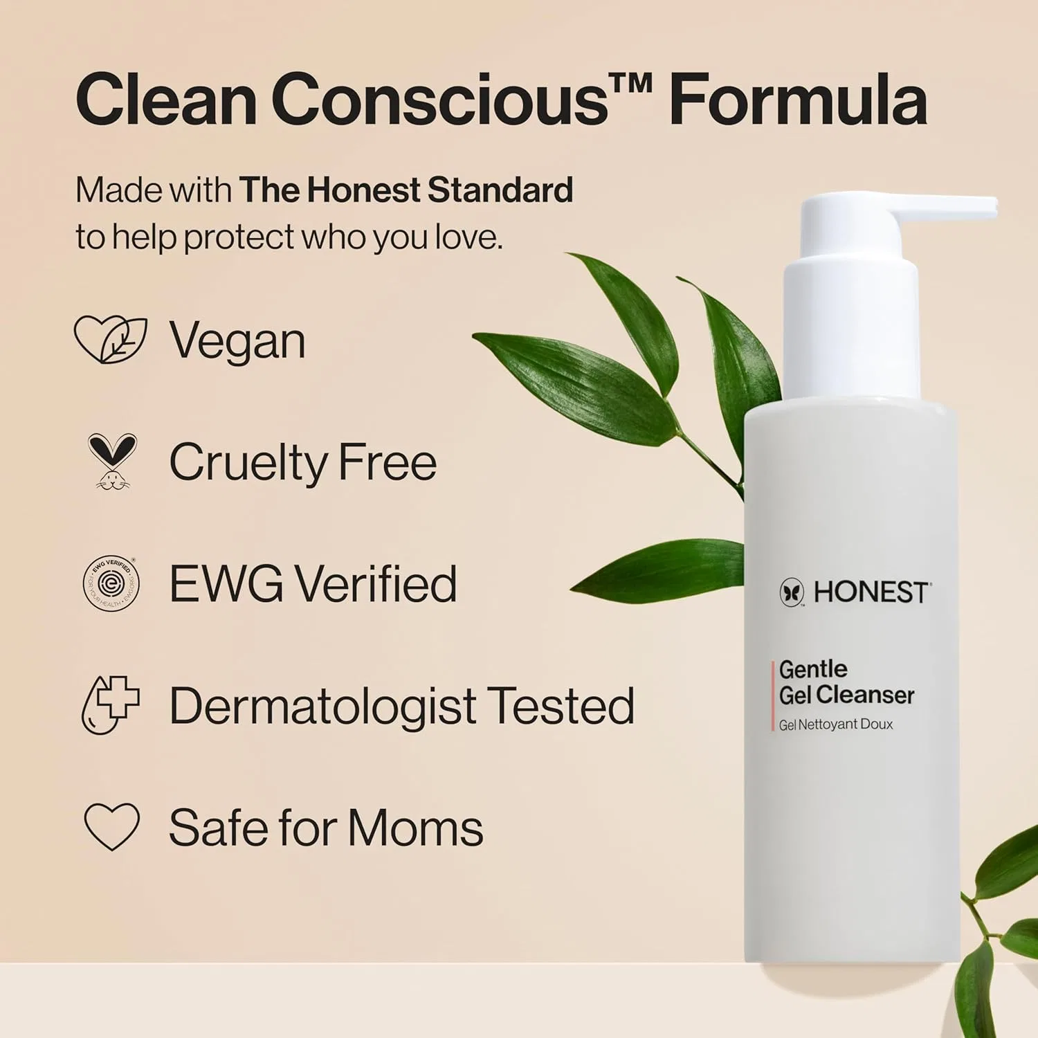 Гель для умывания Honest Beauty — Gentle Gel, успокаивающий, 44 мл — фото 4