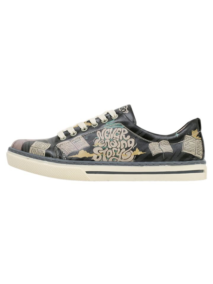 Кроссовки на шнуровке Dogo Sneaker - Never ending story 36, черный
