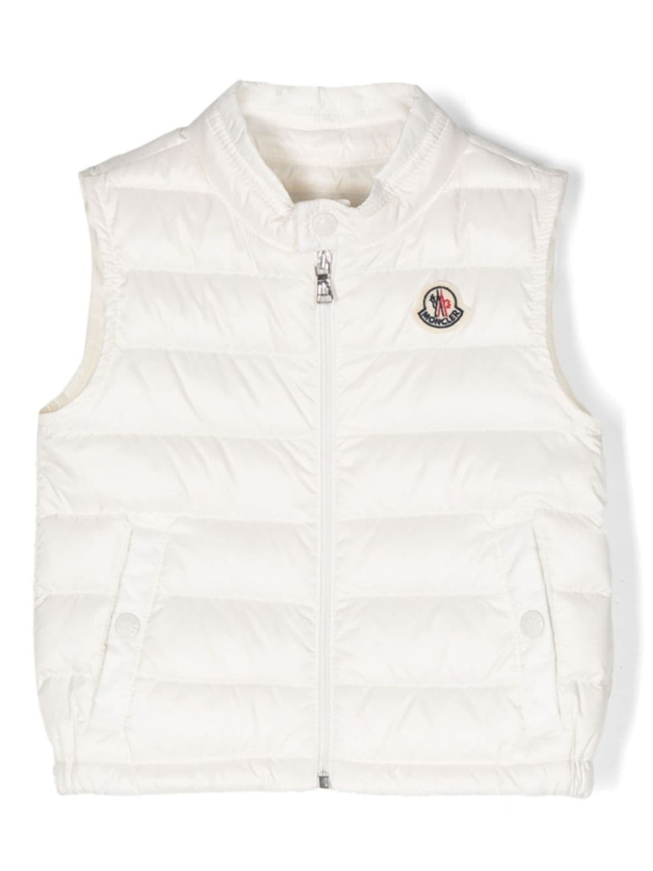 

Moncler Enfant дутый жилет New Amaury, белый