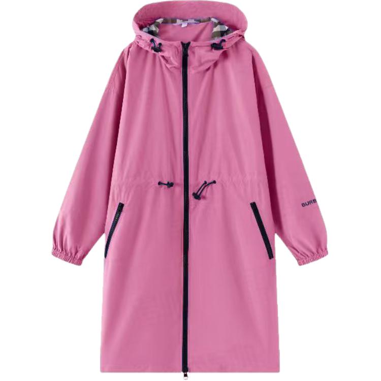 

Burberry Розовое женское пальто тренч, Pink