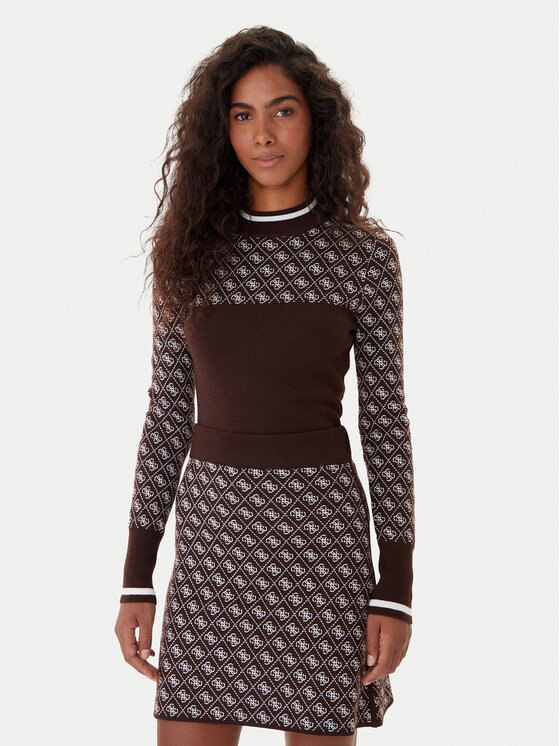 

Свитер slim fit W5BR24 Z3JD2 Guess, коричневый