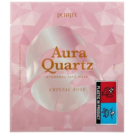 

Гидрогелевая маска для лица Aura Quartz Crystal Rose, 30 грамм Petitfee
