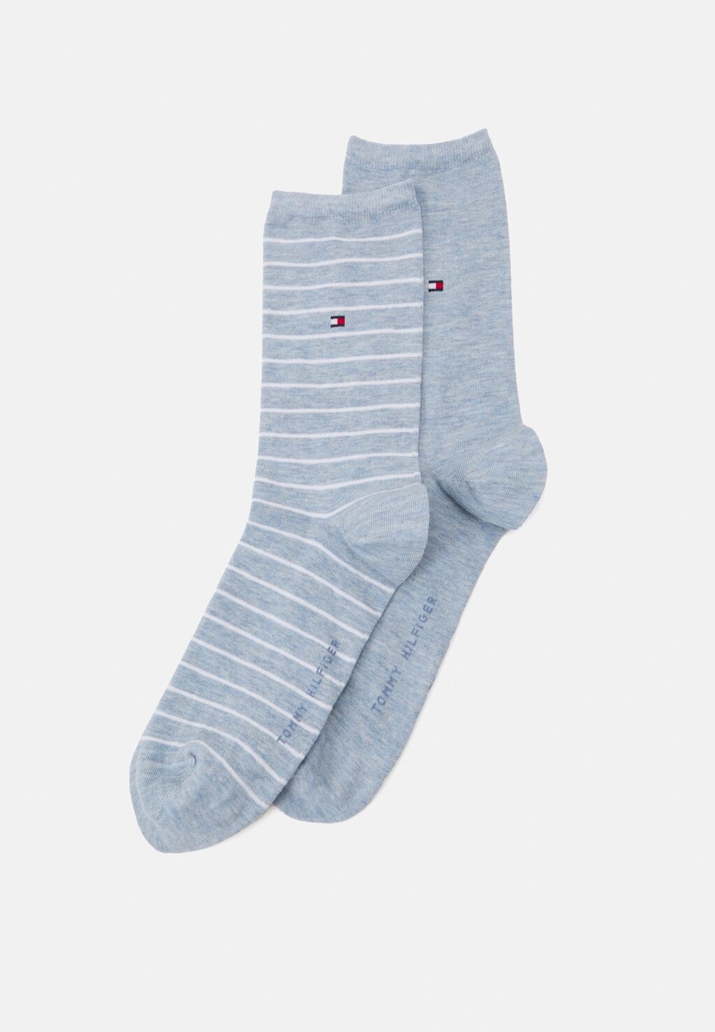Носки WOMEN SMALL STRIPE 2 PACK Tommy Hilfiger, светло-голубой — фото 2