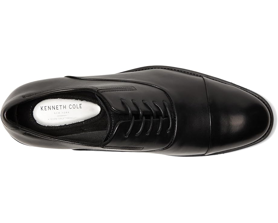 Мужские оксфорды Kenneth Cole Tully Cap Toe, Black Leather — фото 2