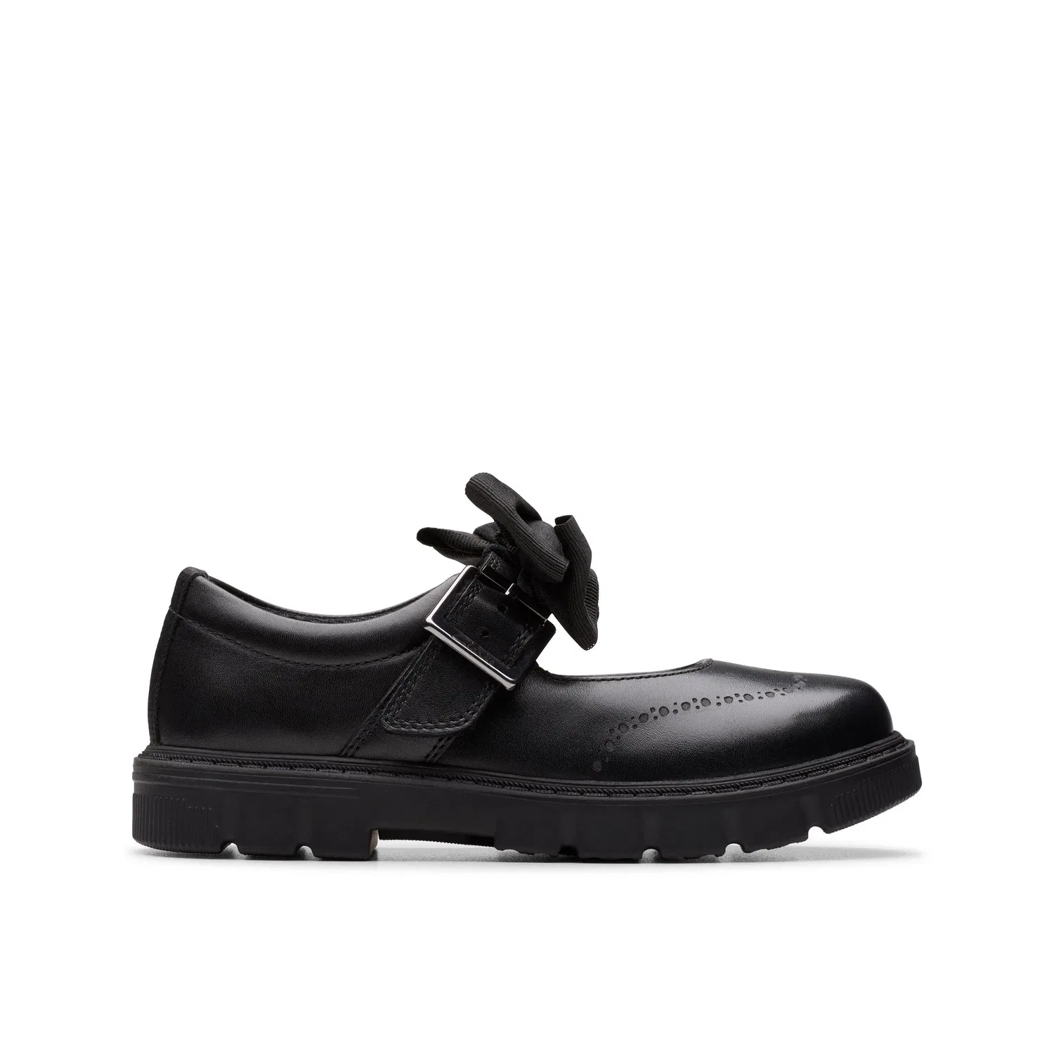 Туфли Мэри Джейн с бантом Clarks, черный